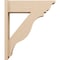 Ekena Millwork 7 1/2-in W x 24-in D x 28-in H Funston Trad Rough Cedar Woodgrain TimberThane Outlooker, Primed Tan OUTUR075X24X28FST04RCPR - alternate 2